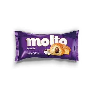 Molto Κρουασάν Double Κακάο & Βανίλια 98gr